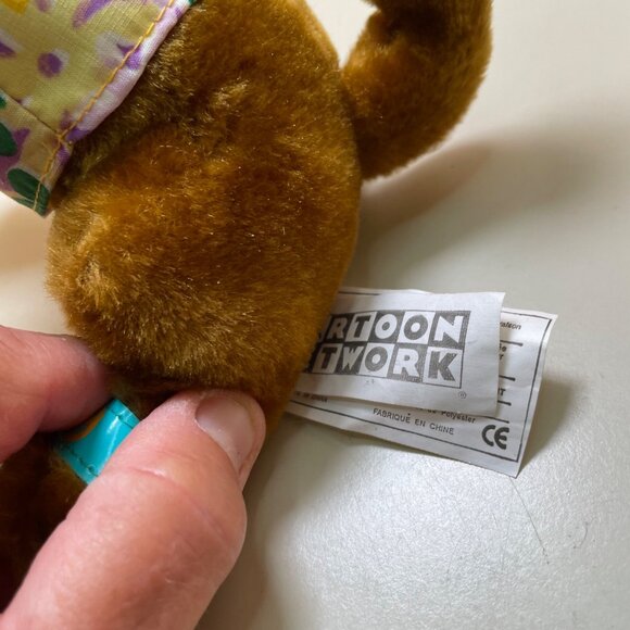 Scooby-Doo Cartoon Network Plush Toy In Floral Shirt - Collectible 10" Stuffed A - Picture 5 of 11